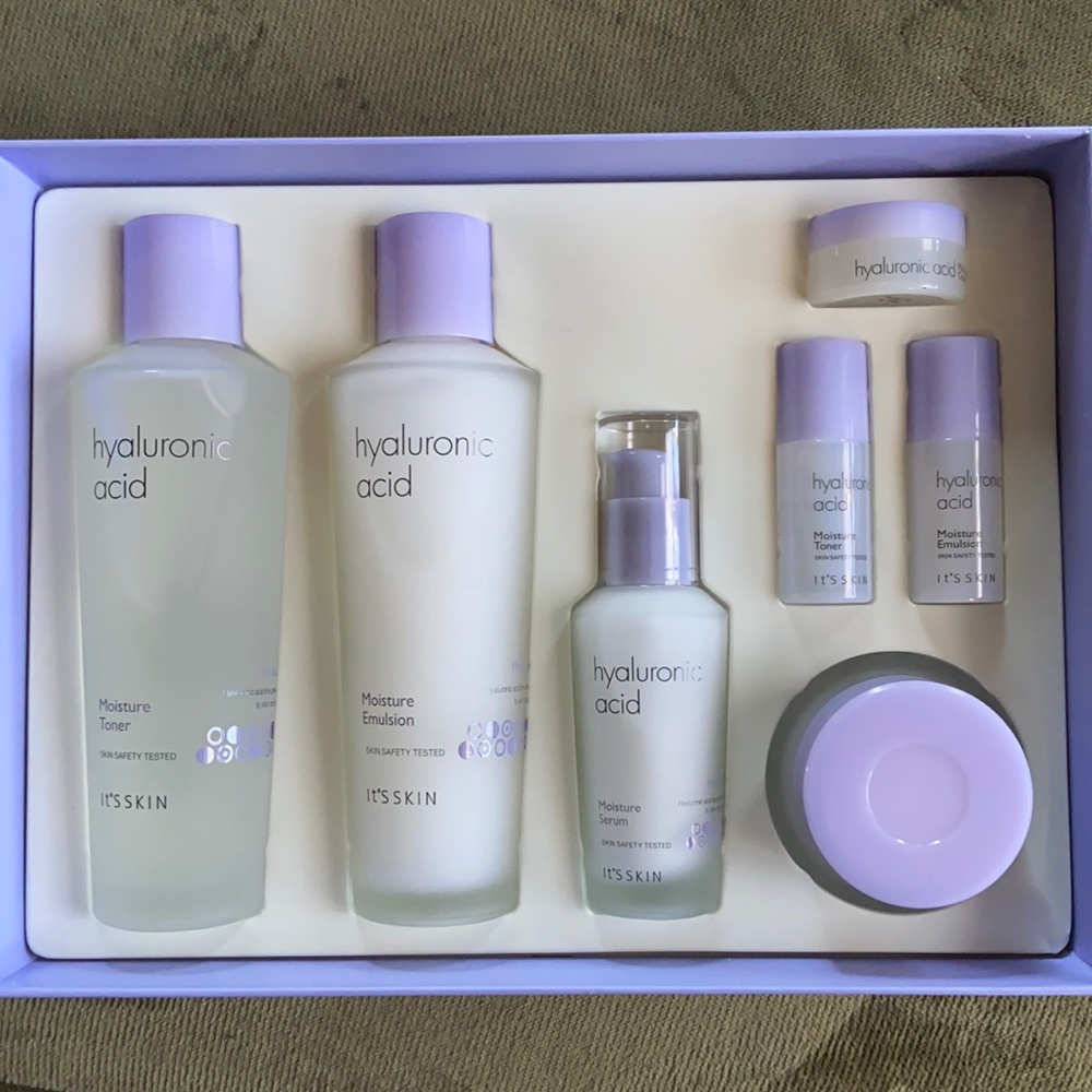 NIB It's Skin Hyaluronic Acid Moisture Special Set - 4 Full Size + 3 Mini Gift - Picture 3 of 8